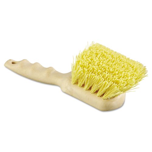 Boardwalk® 8.5 Inch Long Utility Brush, Polypropylene Fill, Tan Handle